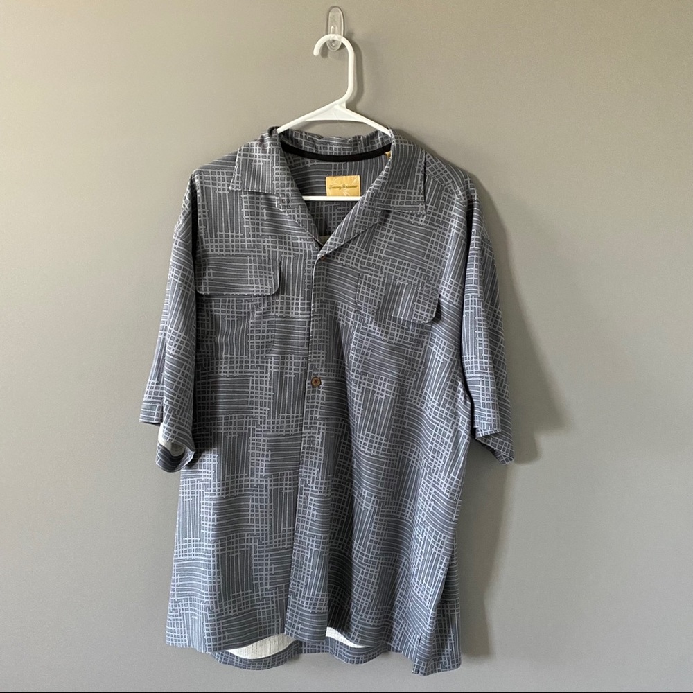 Tommy Bahama Grey Button Down